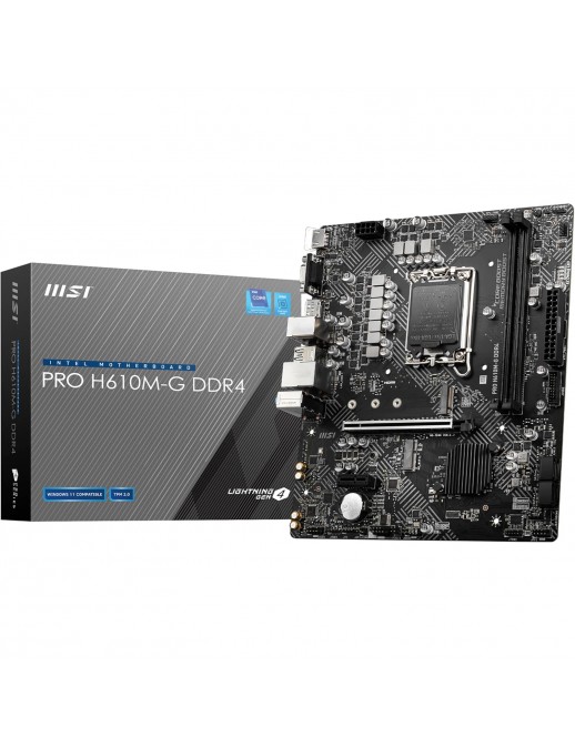 MSI-PRO-H610M-G-DDR4 MSI PRO H610M-G DDR4 Scheda Madre Socket Intel LGA 1700