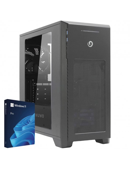 DESK214-W11 PC Computer Assemblato Intel i5-12400, Ram 64GB DDR4, SSD NVMe 1TB, Windows 11 Pro, WiFi, Bluetooth