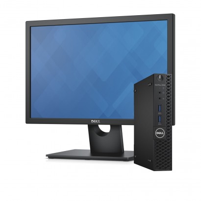 COMBO-DELL PC + Monitor 19.5" Ricondizionato Dell Optiplex 3050 Mini Intel i5-6400T Ram 8GB SSD 512GB Freedos (Ricondizionato)