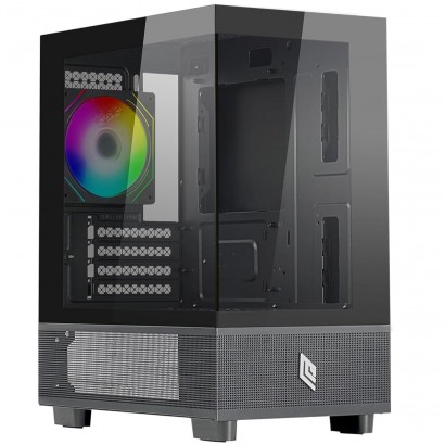 CS0223CZ-L201K319 Noua Fobia L201 Case Micro-ATX Gaming Ventola A-RGB Rainbow