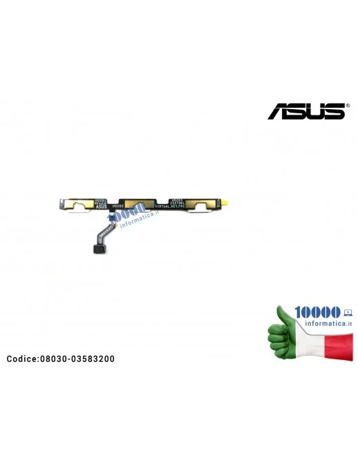 08030-03583200 Tasti Soft Touch VIR KEY FPC ASUS ZenFone 3 Deluxe ZS570KL (Z016D) 08030-03583200